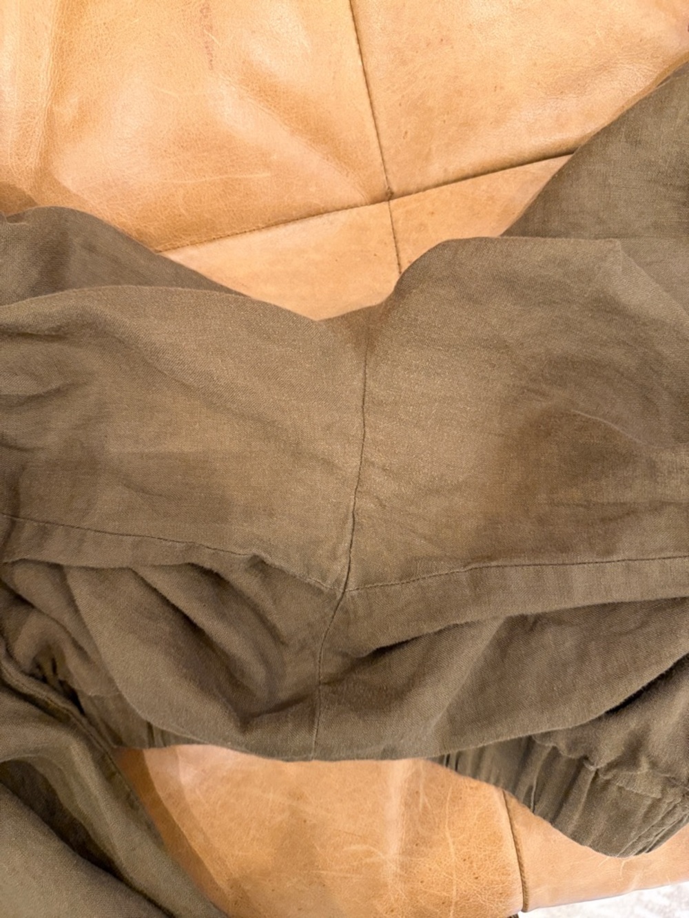 Eileen Fisher Cropped Wide Leg Pants Organic Linen - Picture 11 of 11